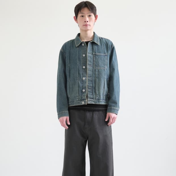 [3] 해칭룸 트러커 자켓 빈티지 블루