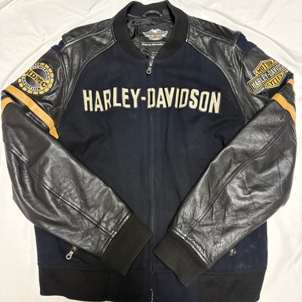 할리데이비슨 바시티 가죽자켓 