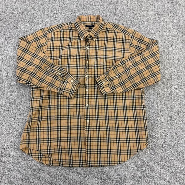 XL 버버리 노바체크 셔츠 0127H1