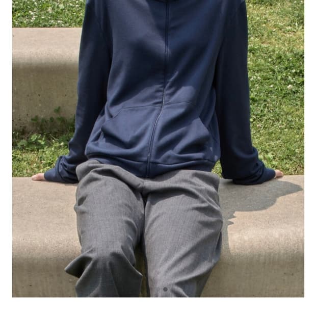 4 머듈 넥집업 네이비