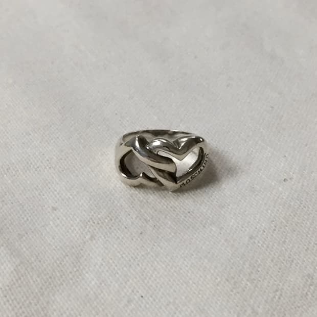 모스키노 더블하트 반지/모스키노 볼드링/모스키노 925은반지