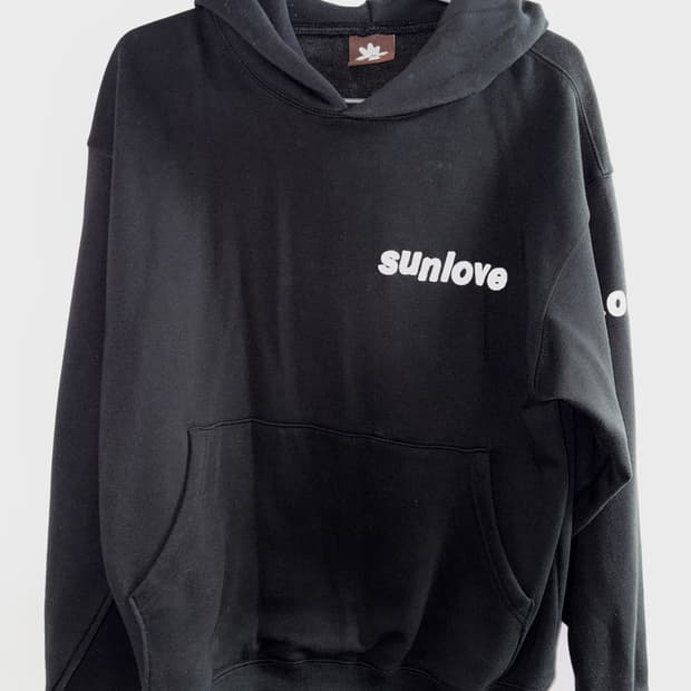 sunlove 썬러브 블랙 후드 s