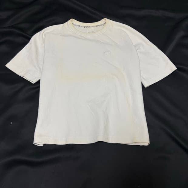 “Number (n)ine” Logo Print White Tee