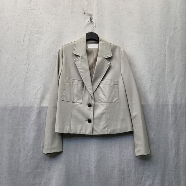 비지트인뉴욕 가죽 블레이져