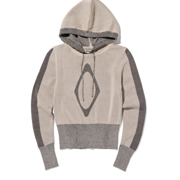 미스치프 롬버스 니트후드 S