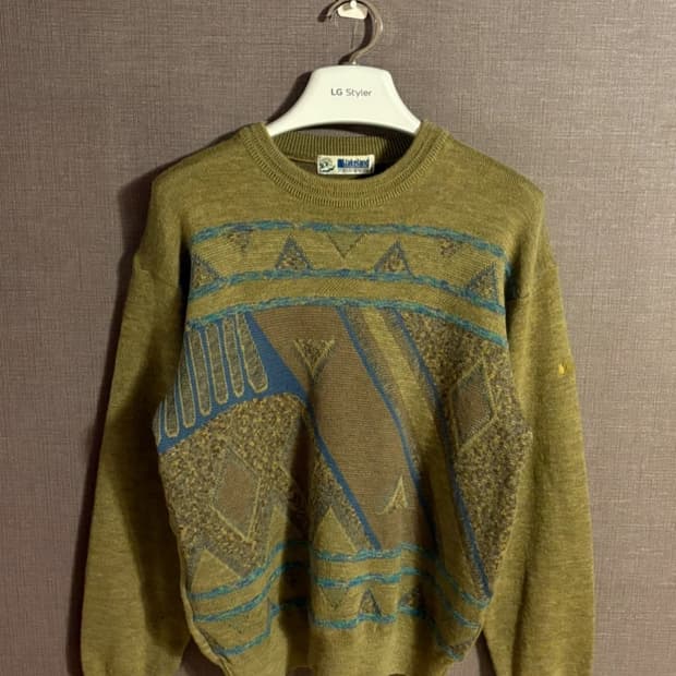 Lakeland 빈티지 패턴 니트 스웨터 