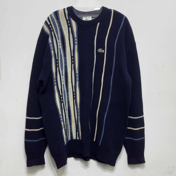 90s 서광 라코스테 울 니트