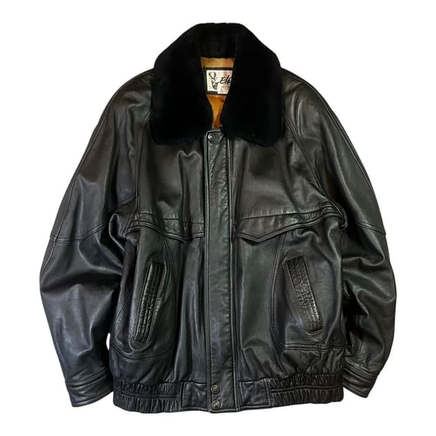Vintage 빈티지 양가죽 봄버 자켓