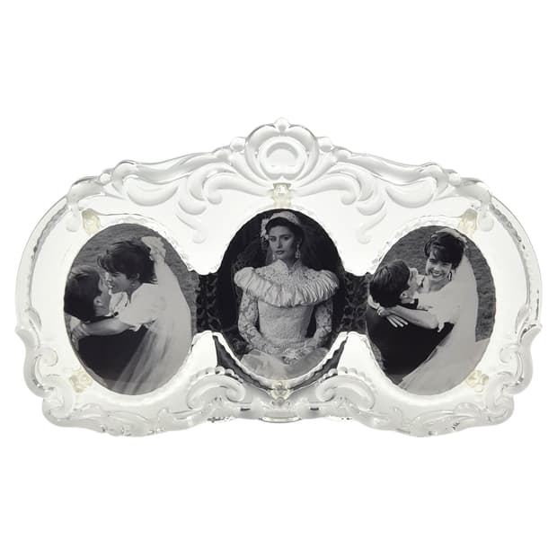 80s 독일 미카사 엔틱 크리스탈 3구 액자