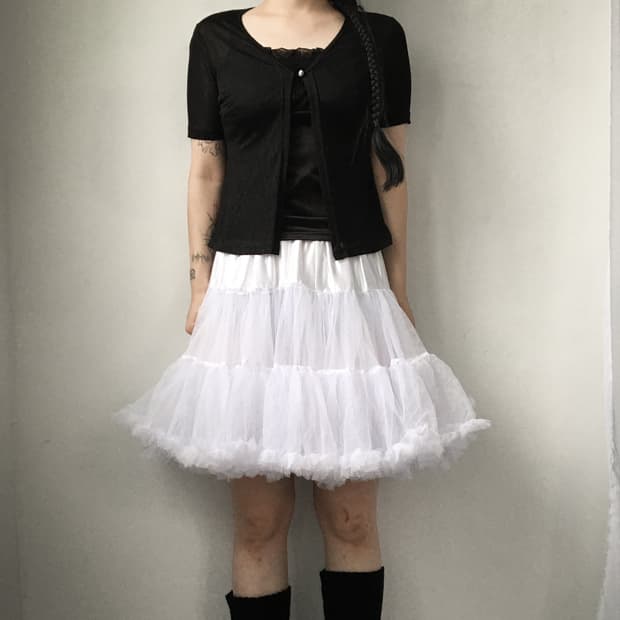 See through cardigan