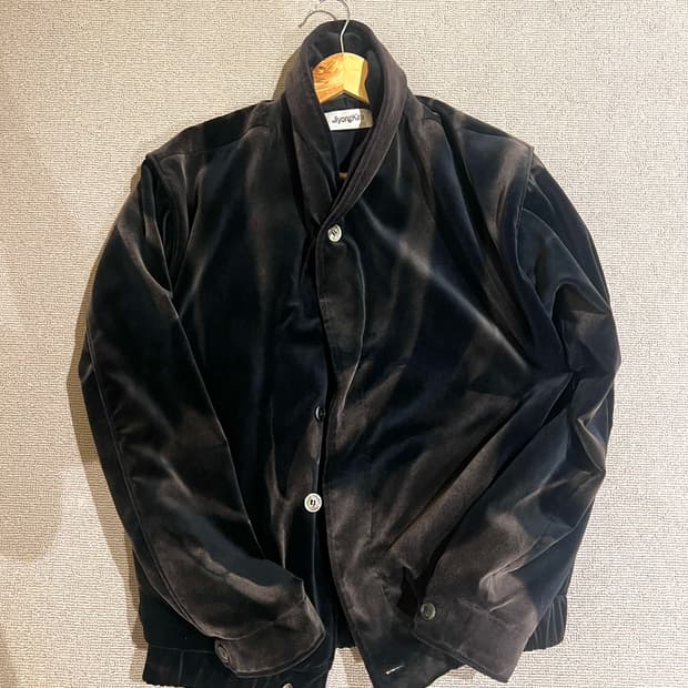 22aw jiyongkim 벨벳 봄버 