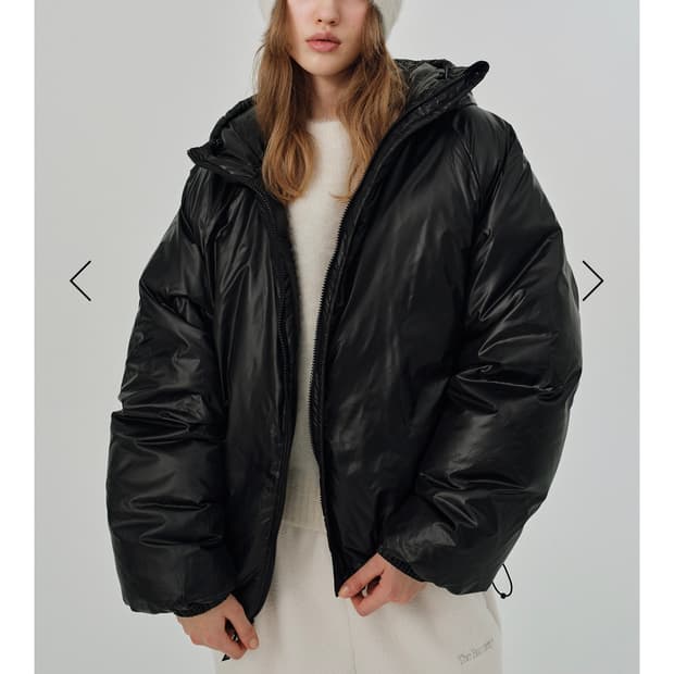 (삽니다) 더바넷 리버시블 블랙 패딩