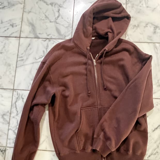 23ss 오라리 후드 집업 빈티지 버건디 4 100-105