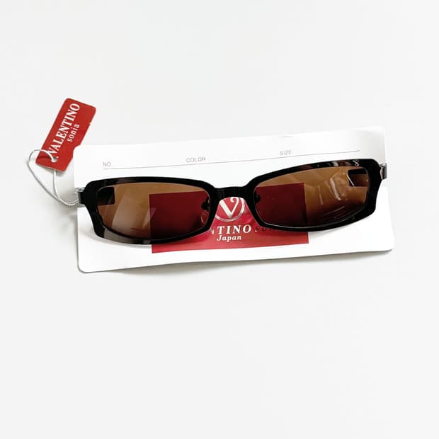 VALENTINO SONIA JAPAN 메탈릭 틴트 빈티지 선글라스