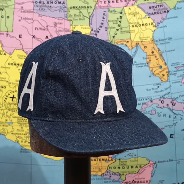 베이프 X 이벳필드 USA 오리지널 데님 캡