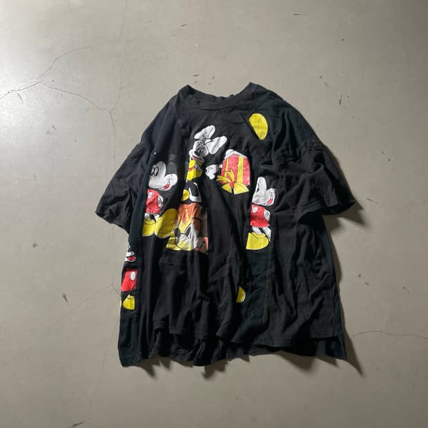 H•C one off Vintage Mickey Reworked T