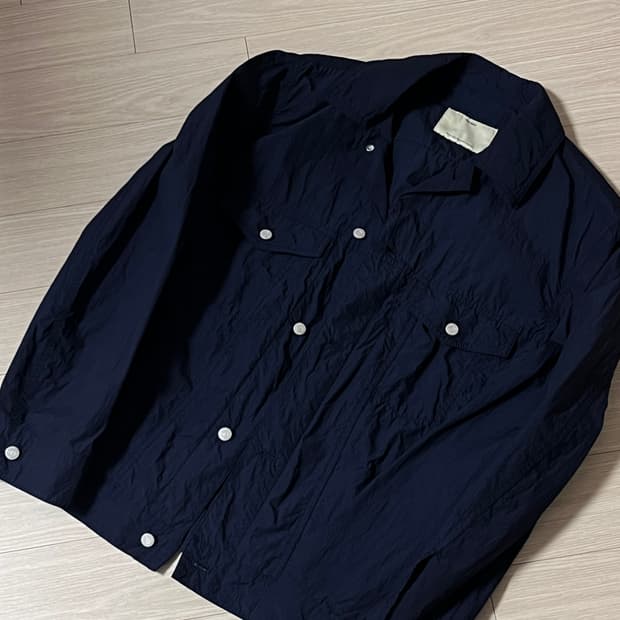 포터리/나일론 트러커 자켓 다크네이비/1