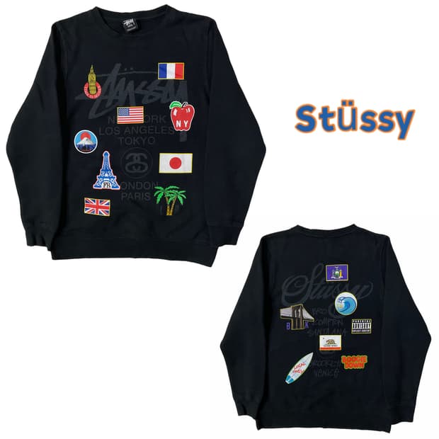 Stussy 스투시 월드투어 맨투맨