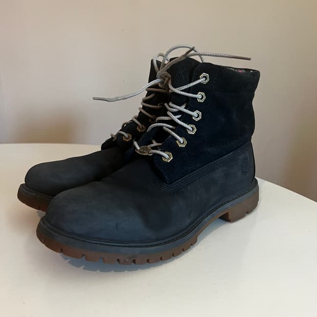 팀버랜드 롤탑 블랙 부츠