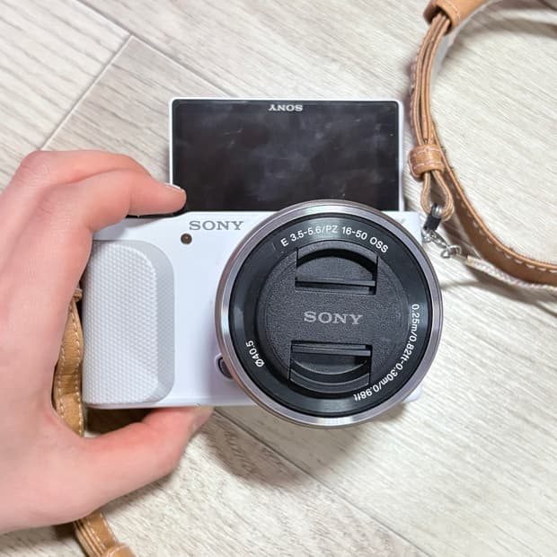 소니 NEX-3N 화이트 미러리스 카메라