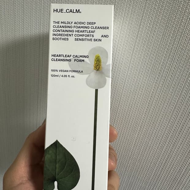 휴캄 어성초 진정 클린 폼 120ml 새상품