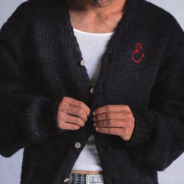 Erl 핸드니트 가디건 