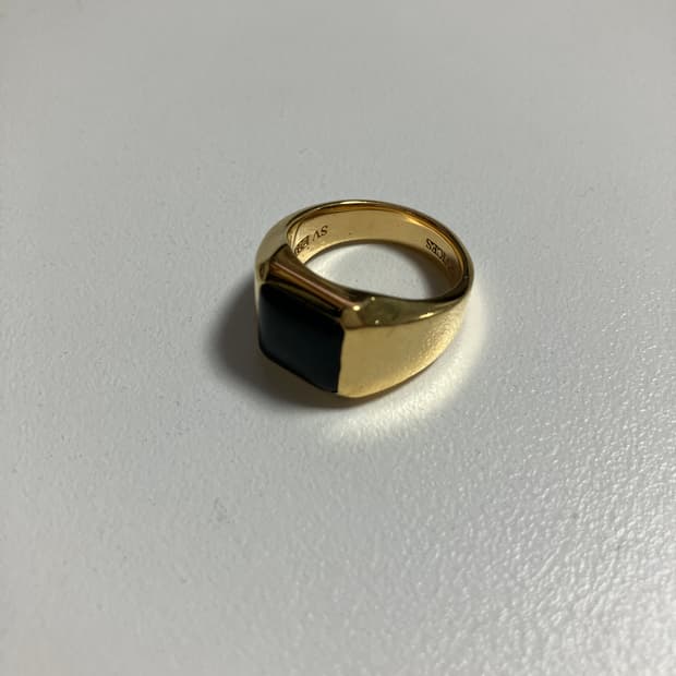오닉스 금반지