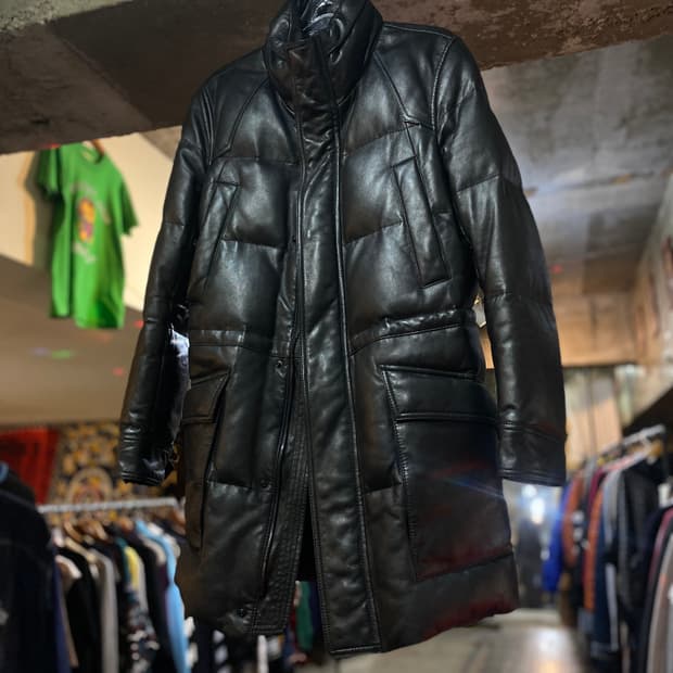 SOLID HOMME 램스킨 롱 패딩 95