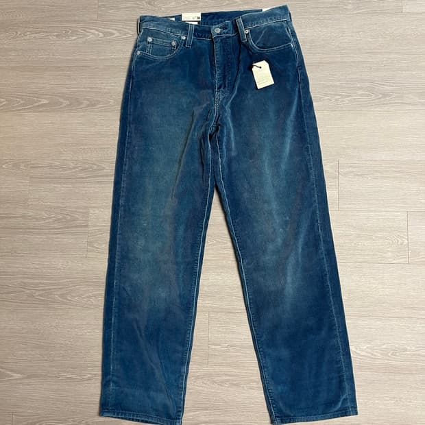 (국내미발매, 새상품) 리바이스 568 코듀로이 데님 팬츠