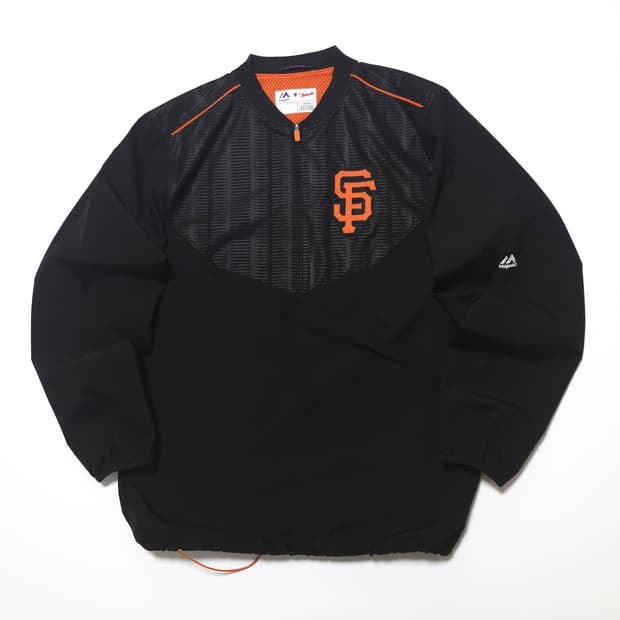 마제스틱 자이언츠 온필드 쿨베이스 웜업 바람막이