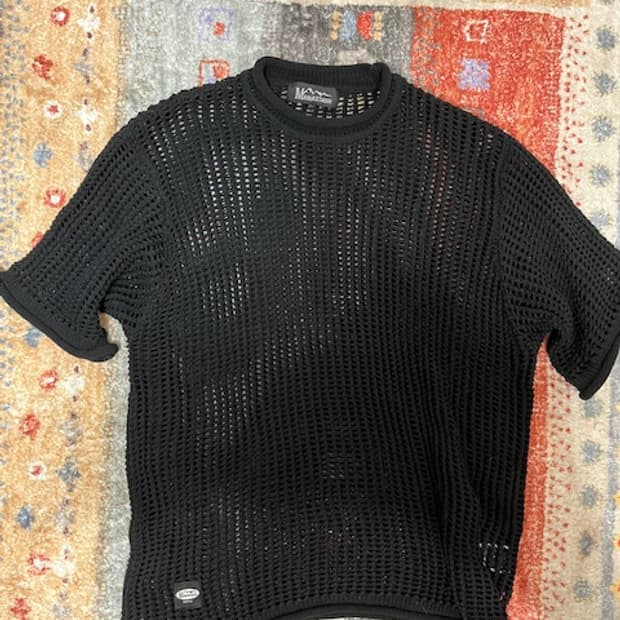 마나스타쉬 그물 니트 반팔