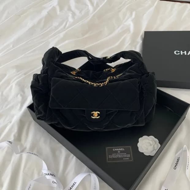 샤넬 볼링백 라지 새상품