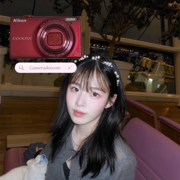 풀셋!) Nikon coolpix S6100 니콘 쿨픽스 레드