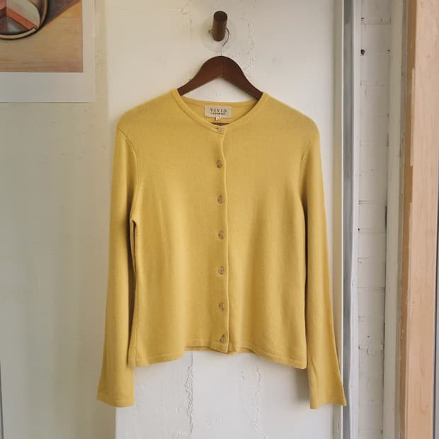 Vivid Cashmere 캐시미어100 가디건