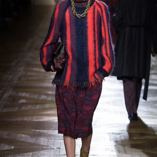 드리스 반 노튼 알파카 니트