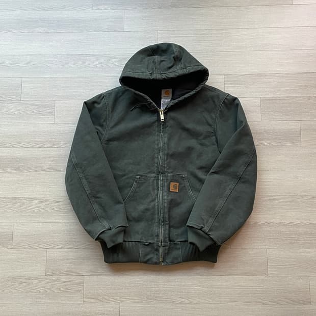 칼하트 j130 mos 모스 액티브 샌드스톤 빈티지 carhartt