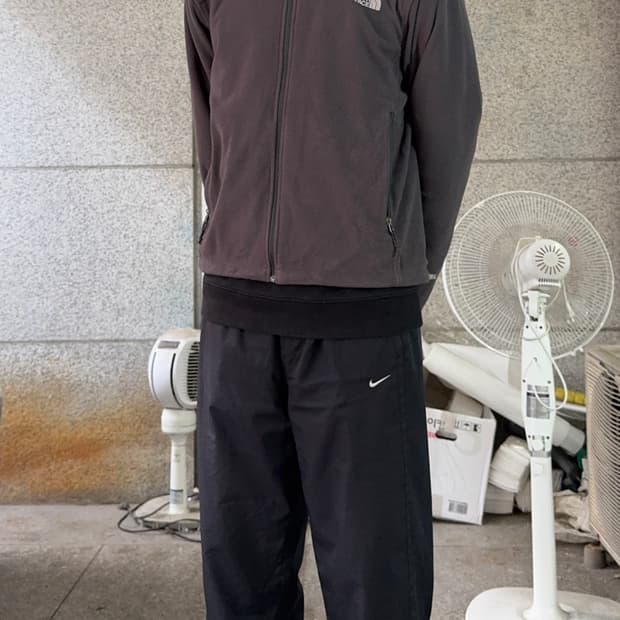 노스페이스 북미 윈드브레이커 후리스 자켓