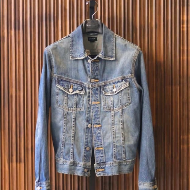 제이크루 데님트러커 자켓 s