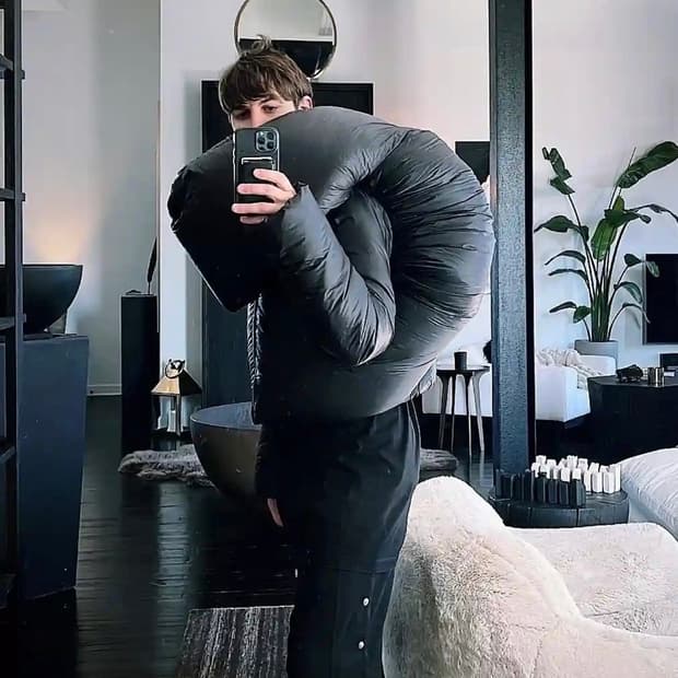 릭오웬스 22FW 도넛 패딩 52사이즈