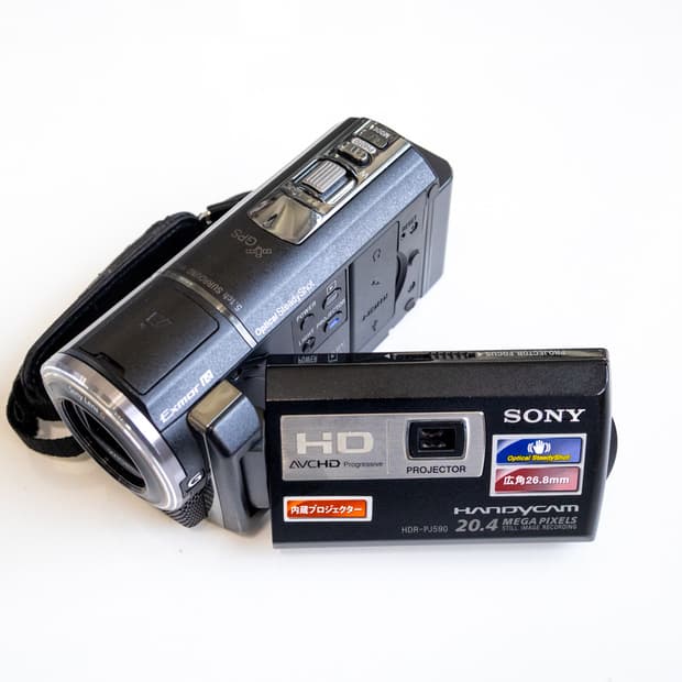 Sony HDR - PJ590V / 빈티지 디지털 캠코더
