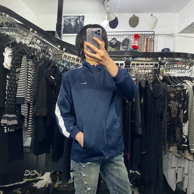 Nike  화이트배색 져지