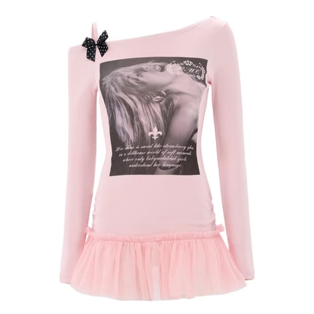 베이비메탈클럽 tutu mini dress (baby pink)