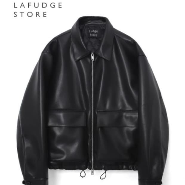 라퍼지스토어 버핑레더 자켓 s
