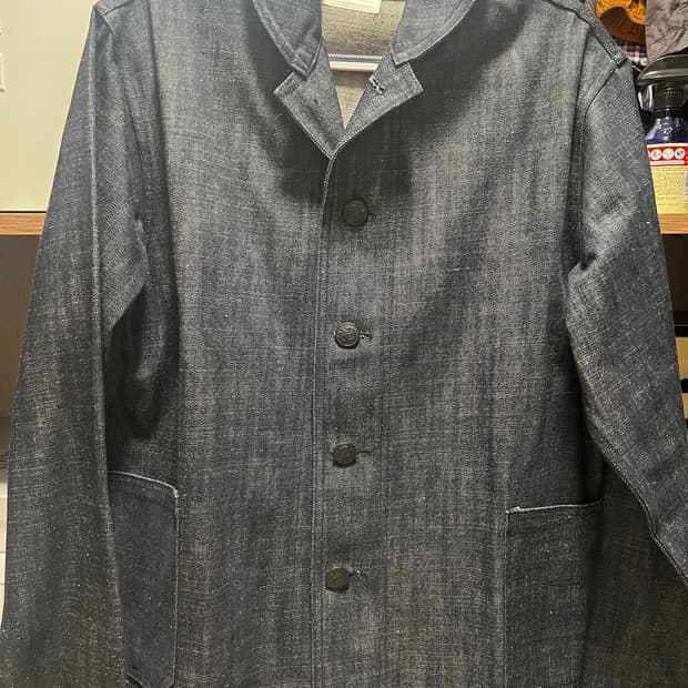 아웃스탠딩 미해군 청자켓