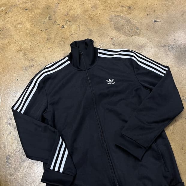 [정품/100,L] 아디다스 베켄바우어 트랙탑 져지 블랙 b15