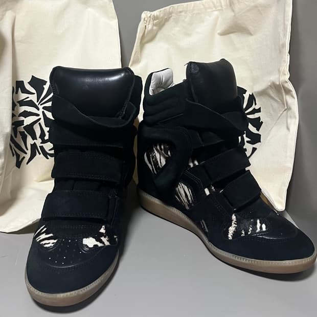 Isabel Marant bekett zebra black 36