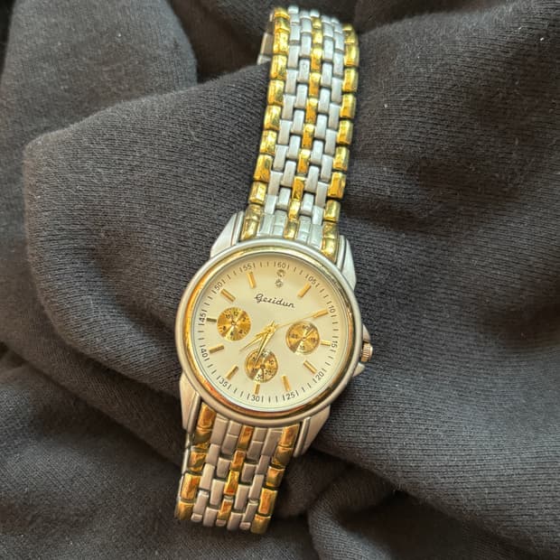 vintage gesidun metal watch 
