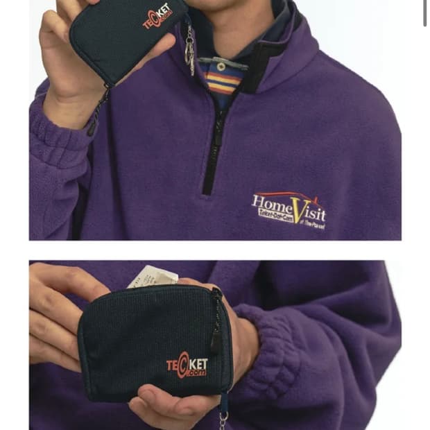 테켓 Cushion Wallet Navy