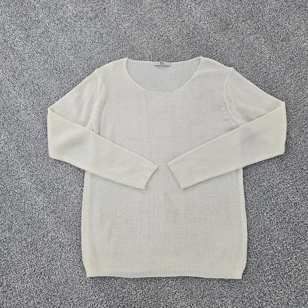 [실측확인] 예one 라운드넥 니트 1104JM2