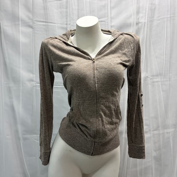 [GAP] Grunge Oatmeal Zip Hoodie